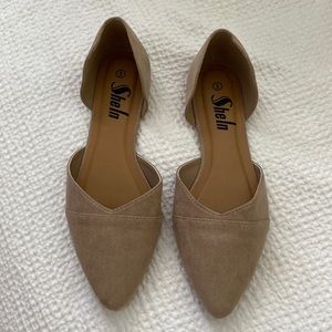 SHEIN Nude Flats